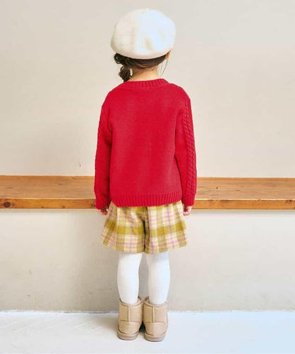 多色蝴蝶結針織上衣_可機洗