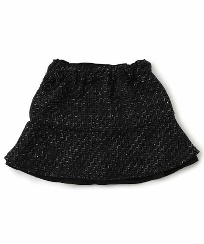 亮片斜紋呢半身裙褲