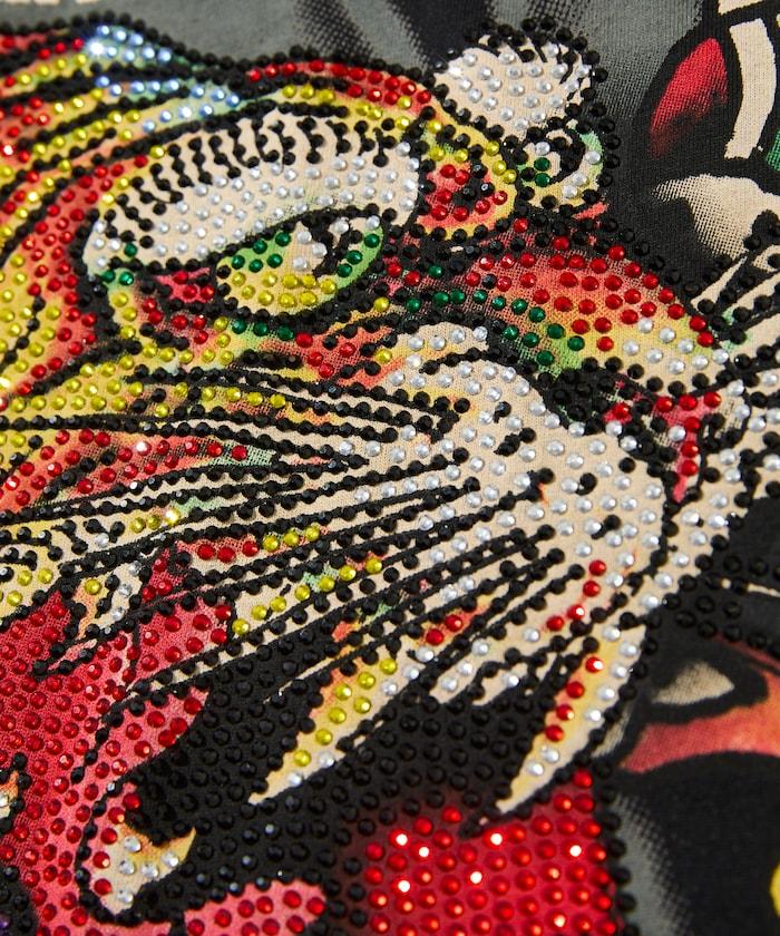 水鑽裝飾 CLR RHINESTONE-ED HARDY SS TEE 短袖T恤