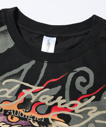 水鑽裝飾 CLR RHINESTONE-ED HARDY SS TEE 短袖T恤