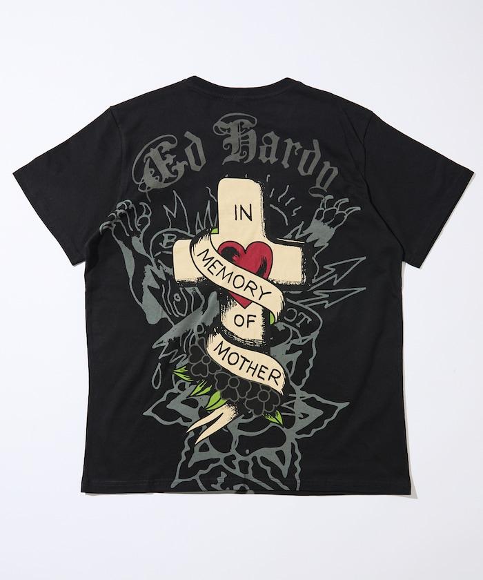 BLK RHINESTONE-ED HARDY SS TEE 短袖T恤
