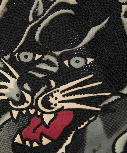 BLK RHINESTONE-ED HARDY SS TEE 短袖T恤