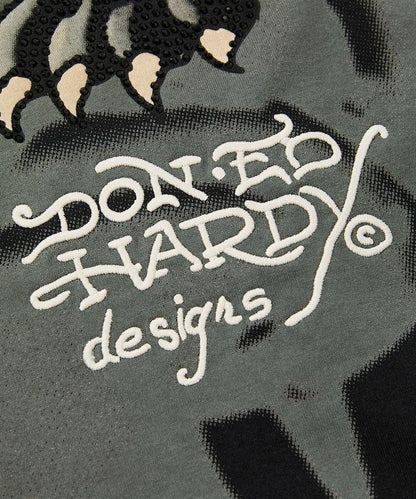 BLK RHINESTONE-ED HARDY SS TEE 短袖T恤