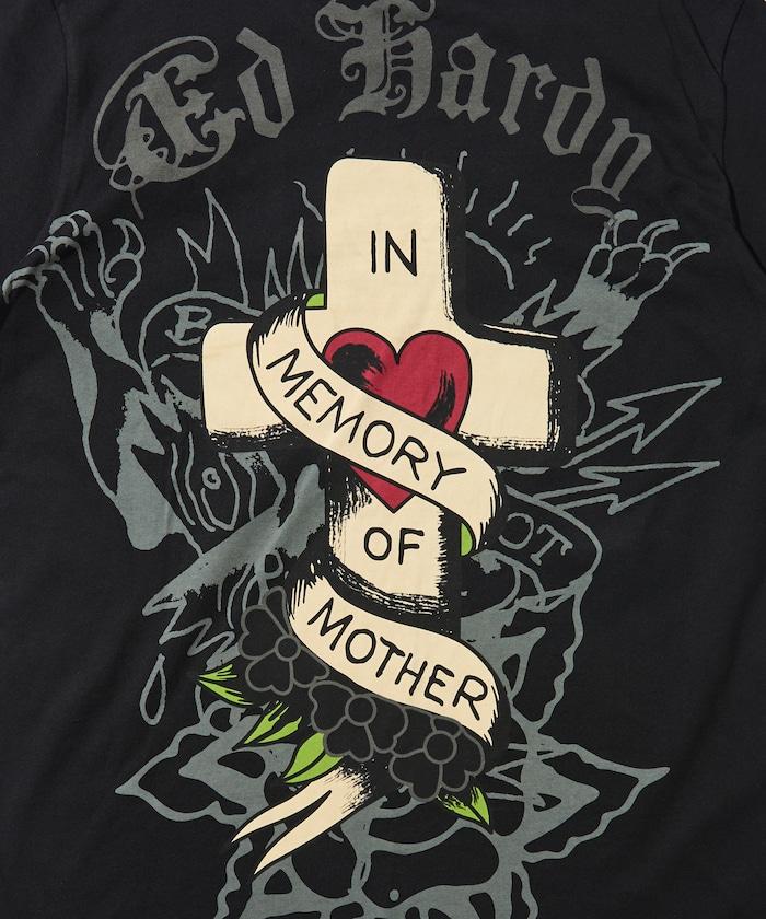 BLK RHINESTONE-ED HARDY SS TEE 短袖T恤