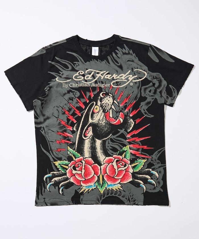 DAMAGE-ED HARDY SS TEE 短袖T恤