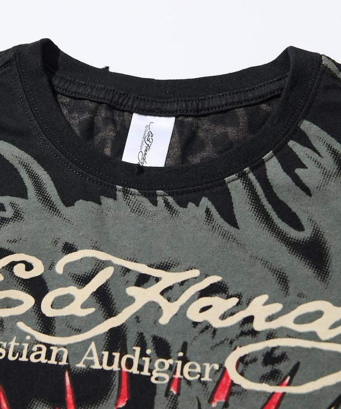 DAMAGE-ED HARDY SS TEE 短袖T恤