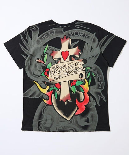DAMAGE-ED HARDY SS TEE 短袖T恤