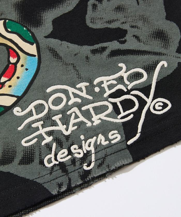 DAMAGE-ED HARDY SS TEE 短袖T恤