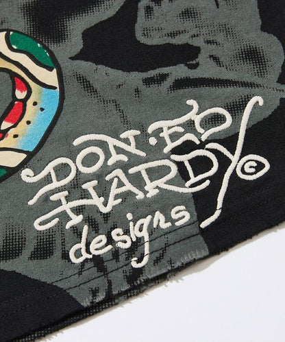 DAMAGE-ED HARDY SS TEE 短袖T恤