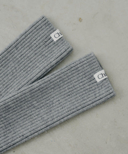 帶名字標籤羅紋護腿襪