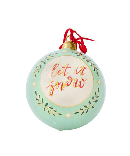 植物風格球形裝飾/聖誕集市