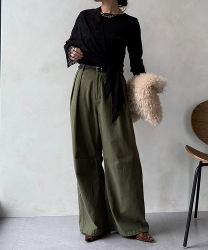 蕾絲網紗拼接透視T恤