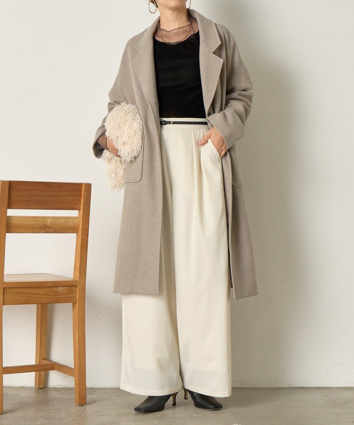 羊毛長款大衣
