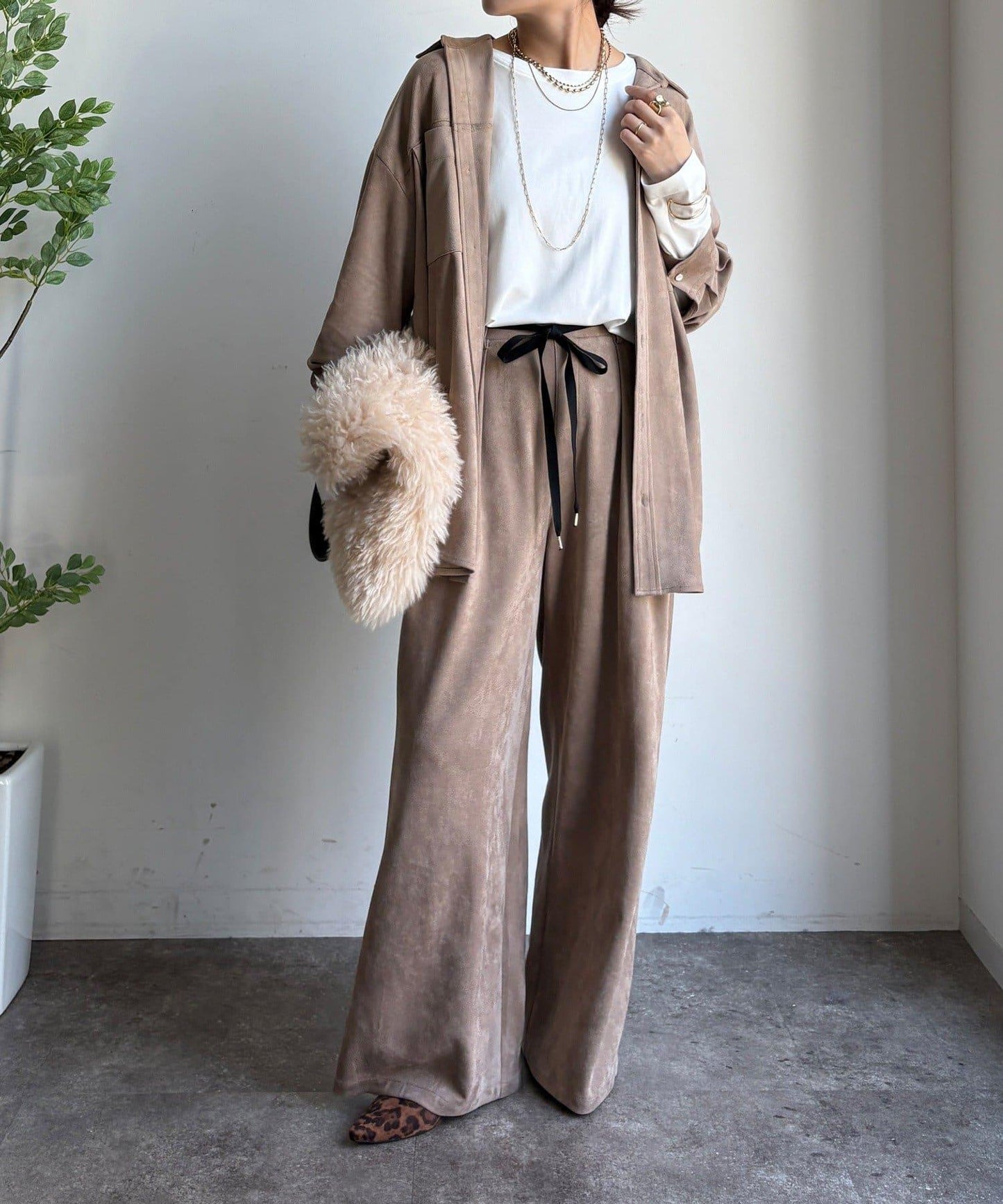 保暖寬鬆長袖T恤