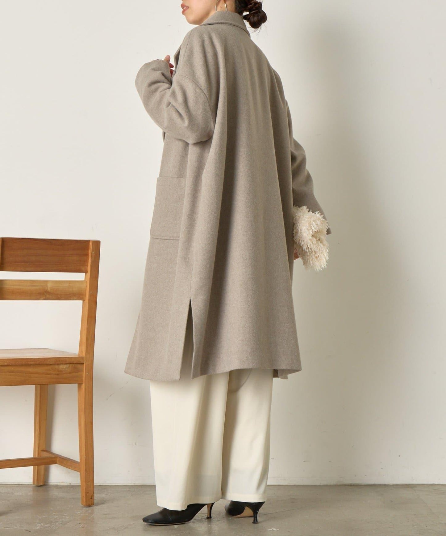 羊毛長款大衣