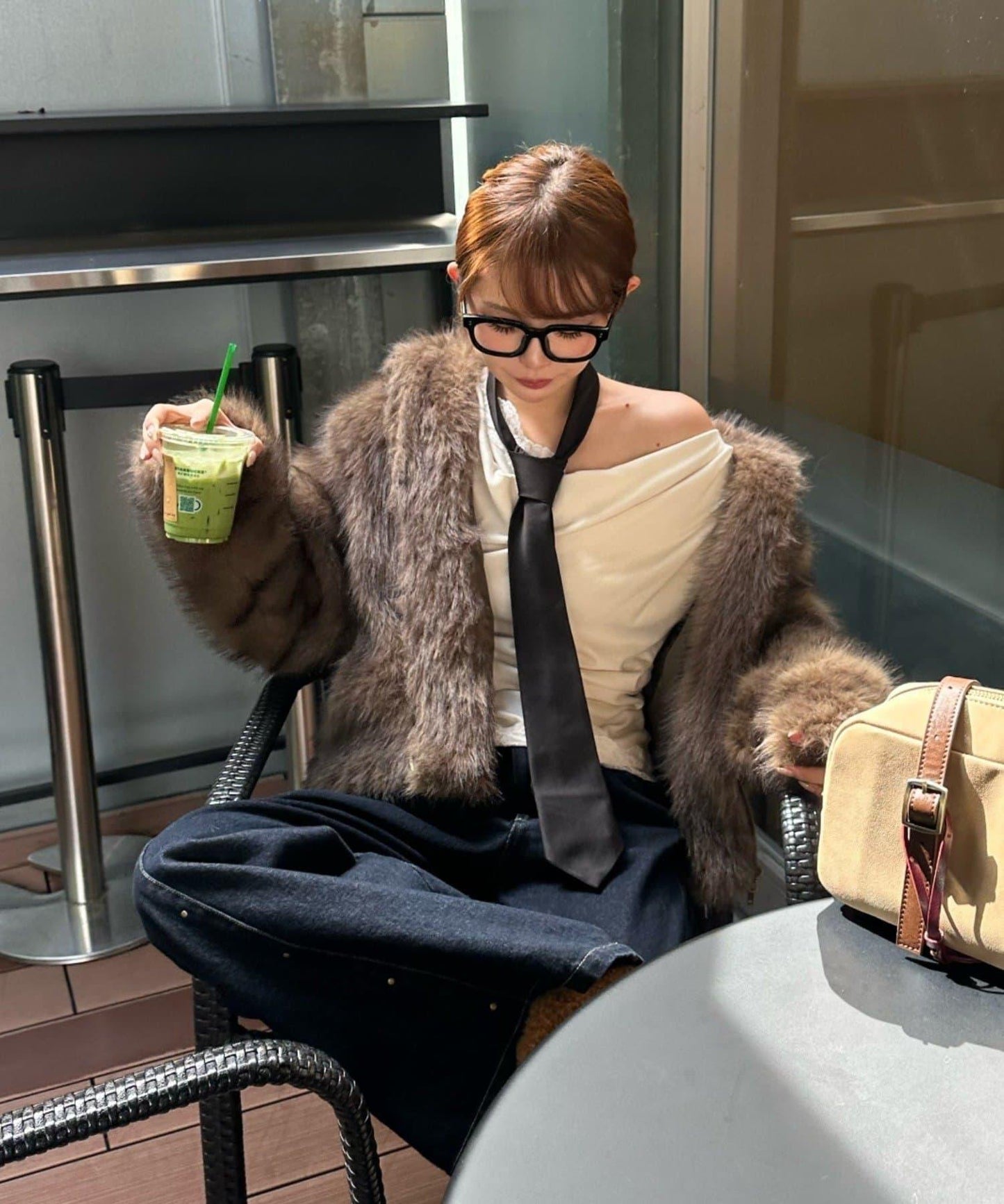 雙拉鍊毛絨外套 / 輕量外套