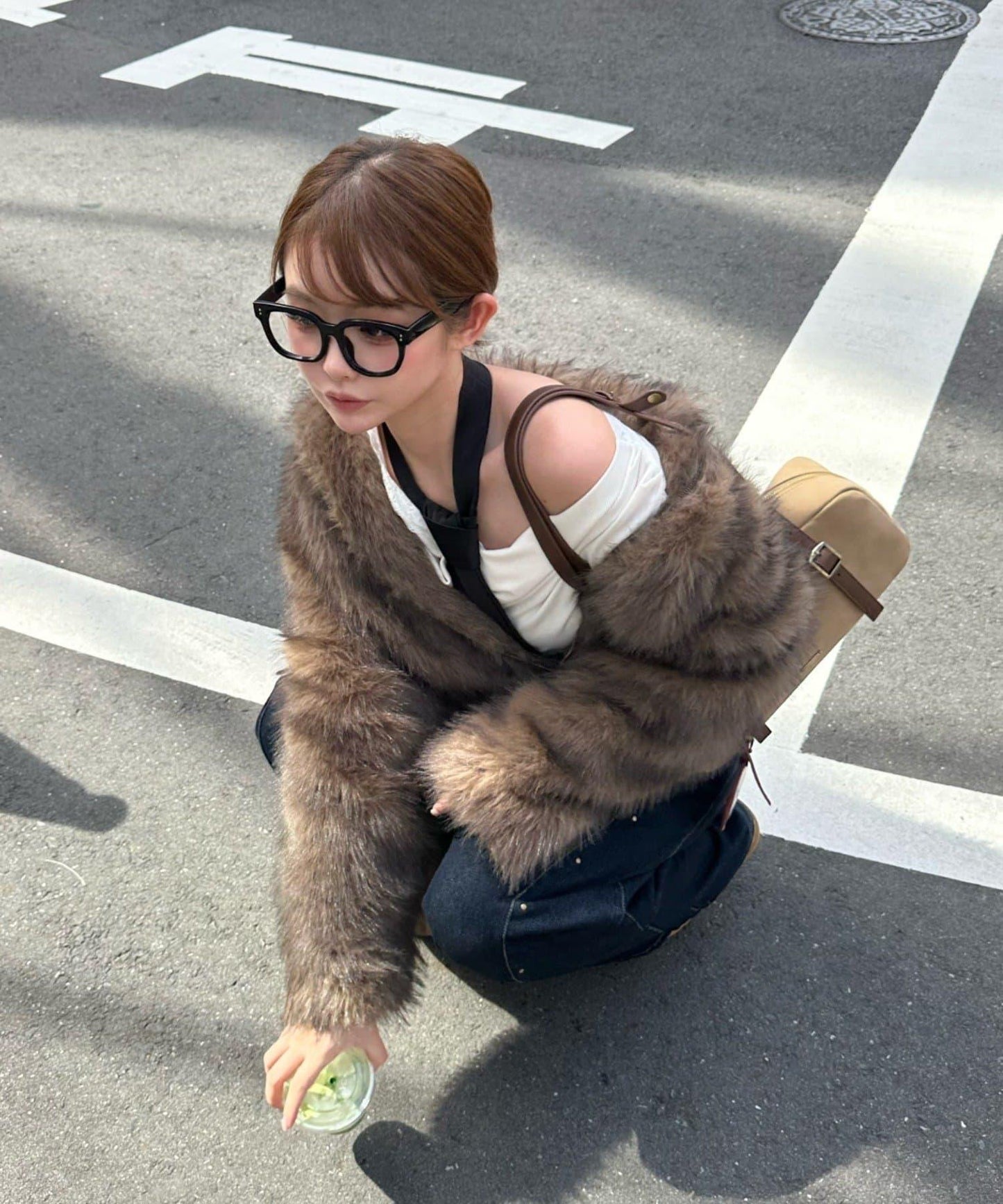 雙拉鍊毛絨外套 / 輕量外套