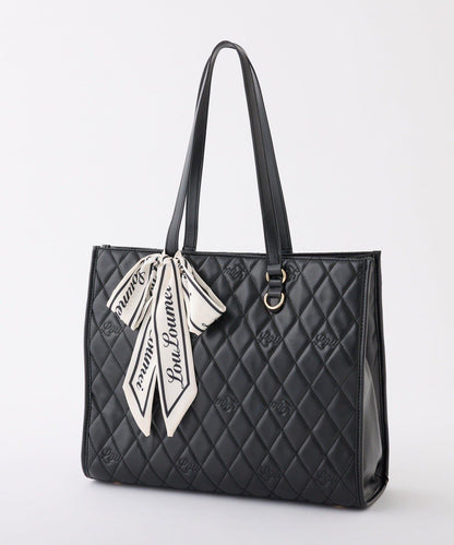 【LouLoumei】附帶絲巾可自立手提托特包