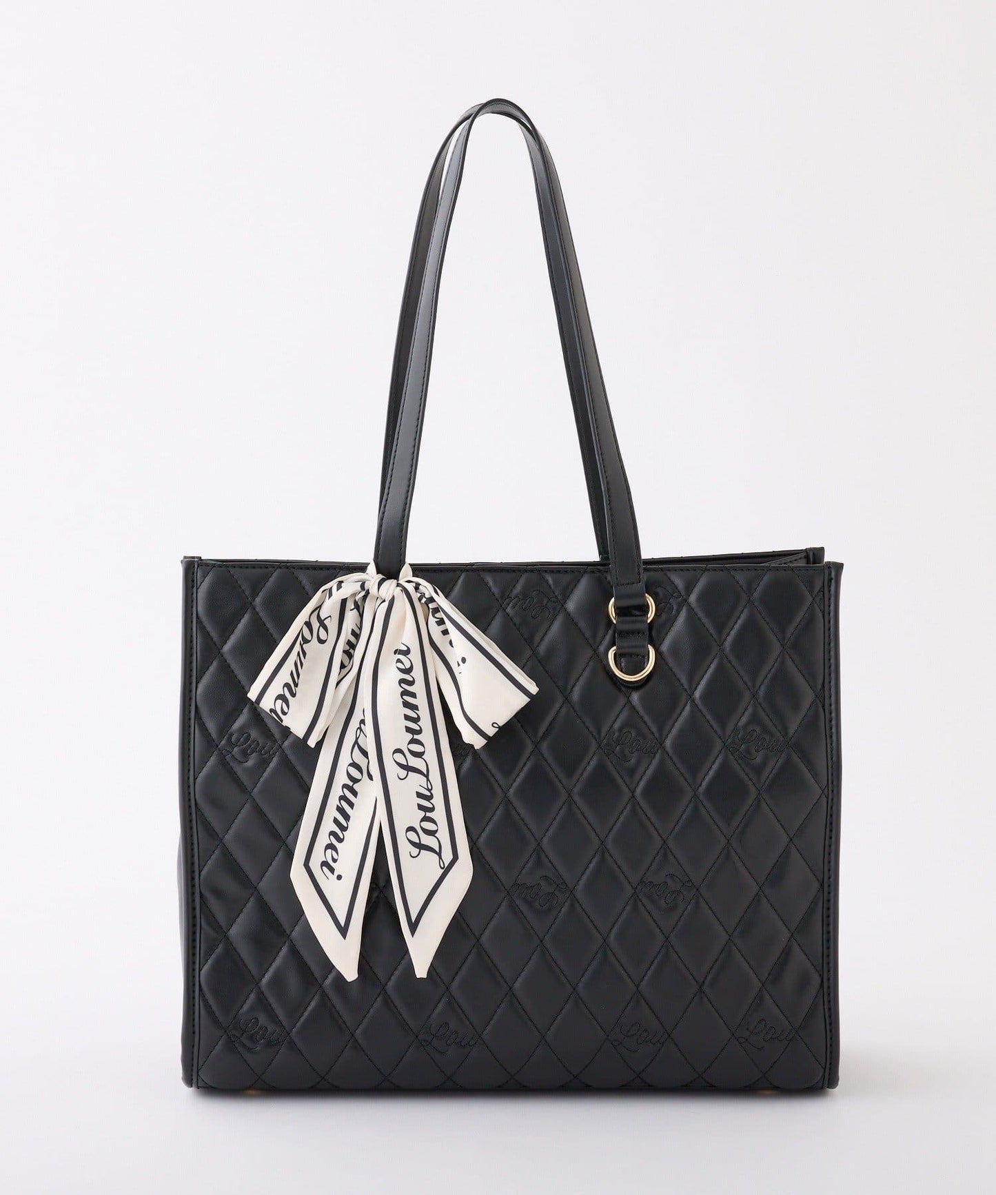 【LouLoumei】附帶絲巾可自立手提托特包