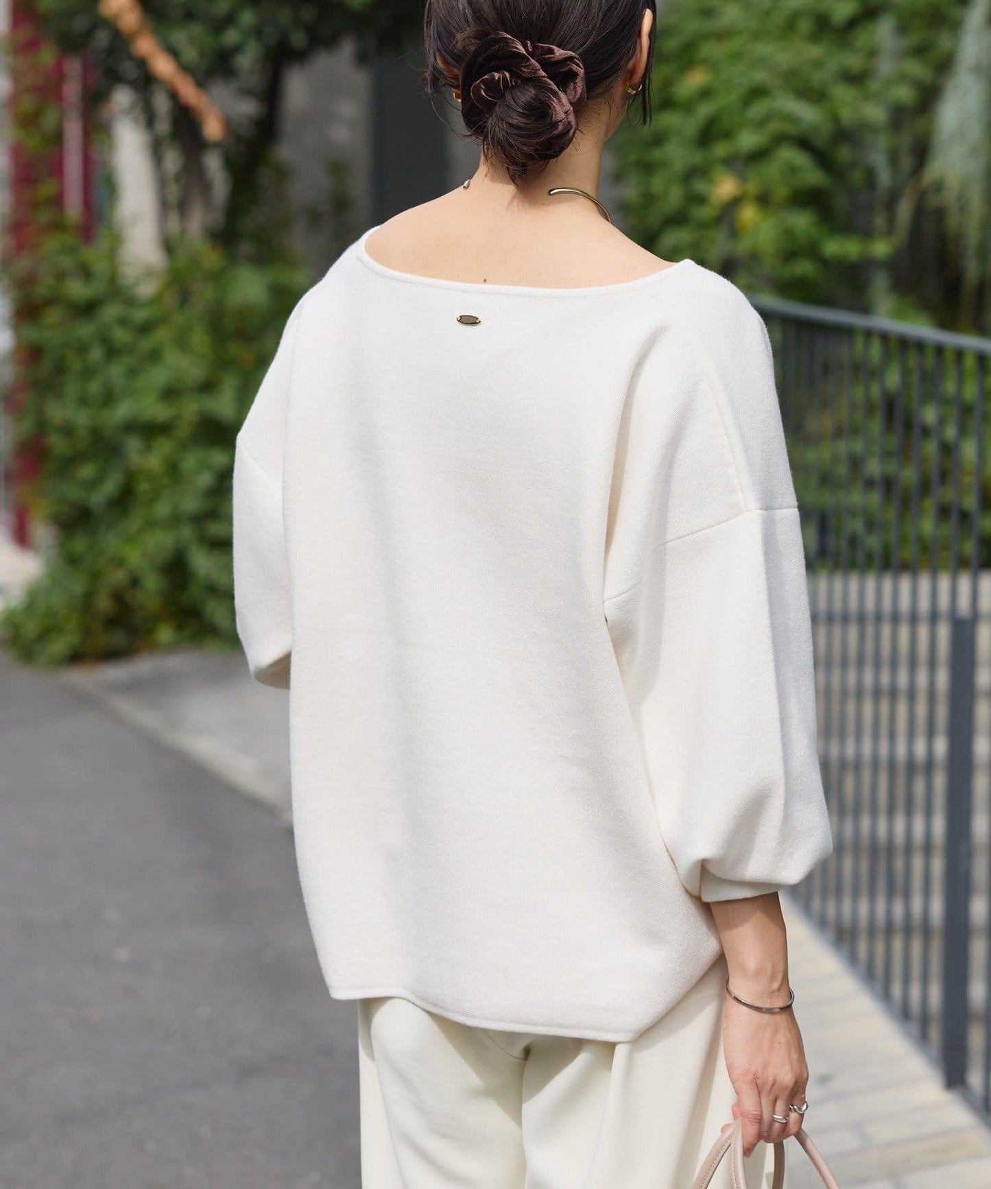 【輕盈感◎】鑰匙領口墊肩針織衫/預計12月中旬發貨