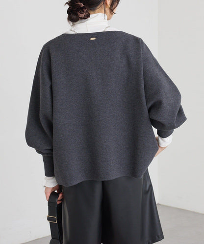 【輕盈感◎】鑰匙領口墊肩針織衫/預計12月中旬發貨