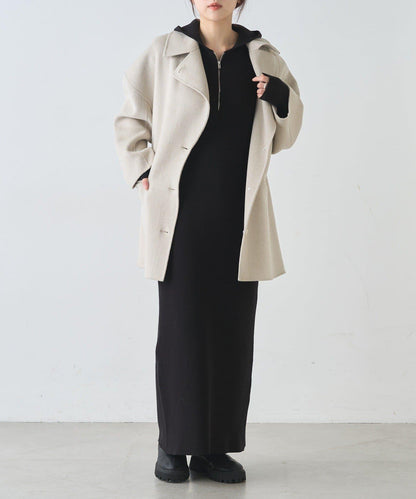 連帽拉鍊連衣裙