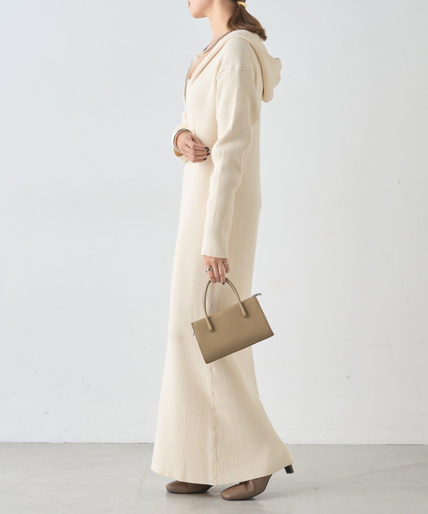 連帽拉鍊連衣裙