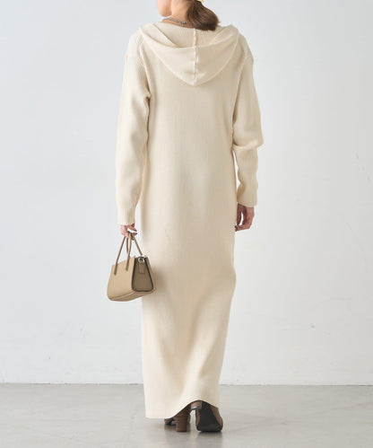 連帽拉鍊連衣裙