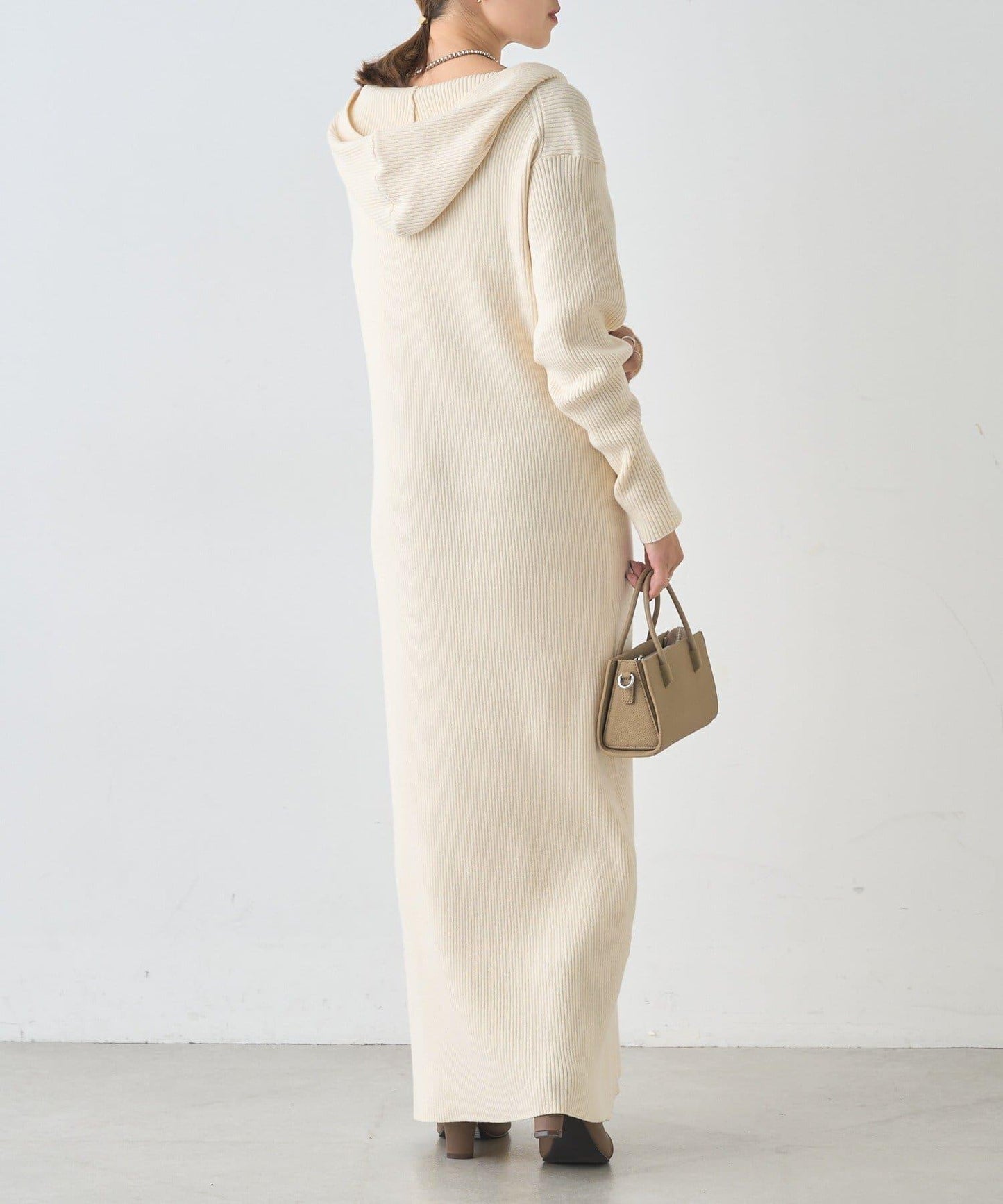 連帽拉鍊連衣裙