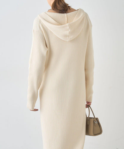 連帽拉鍊連衣裙