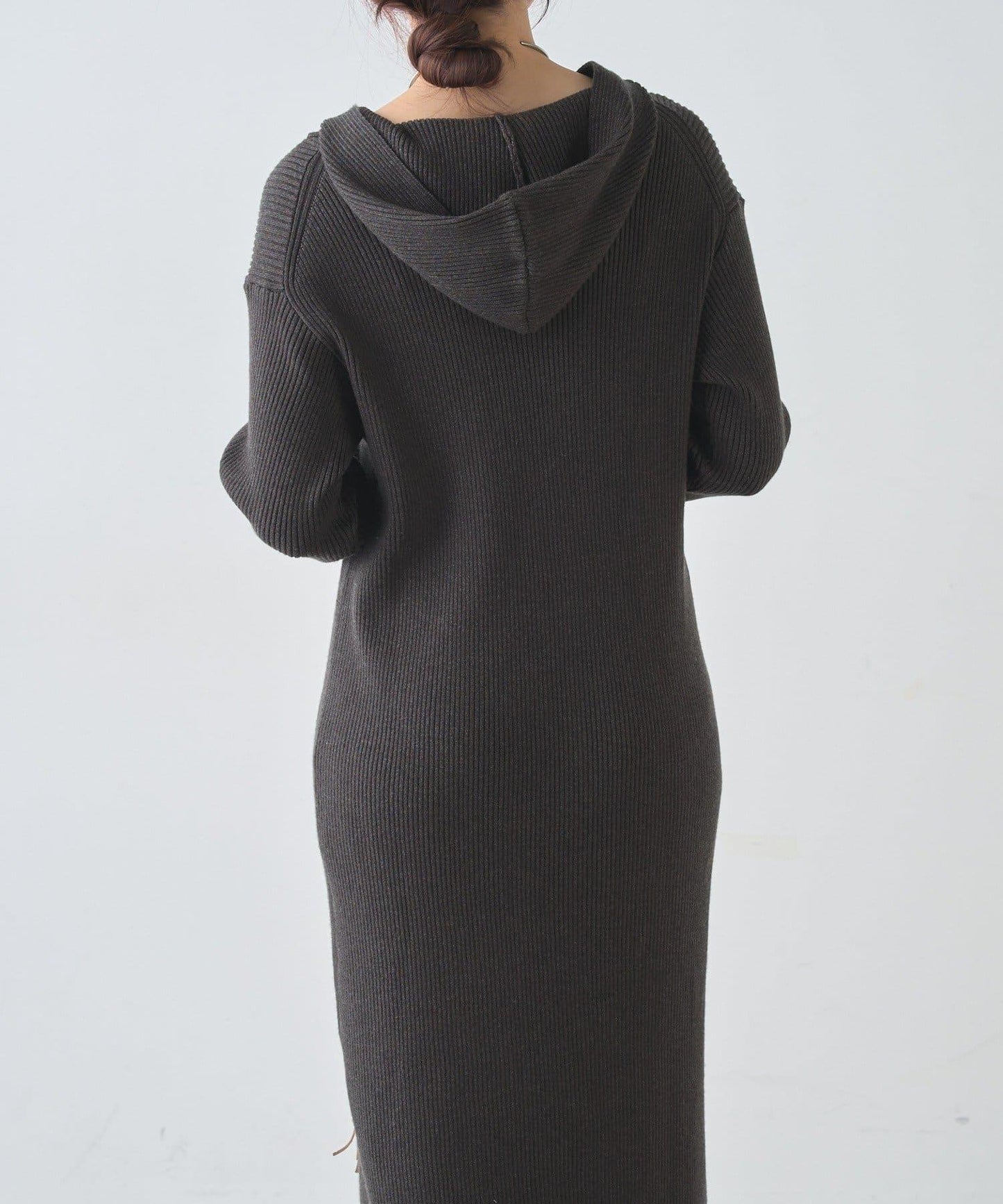 連帽拉鍊連衣裙