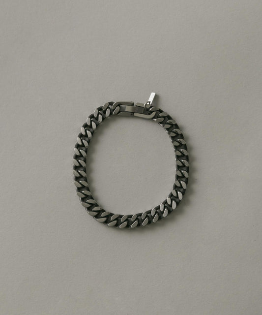 不鏽鋼啞光喜平鏈手鍊