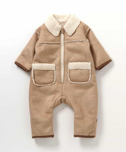 Bpop 羊羔絨連體衣