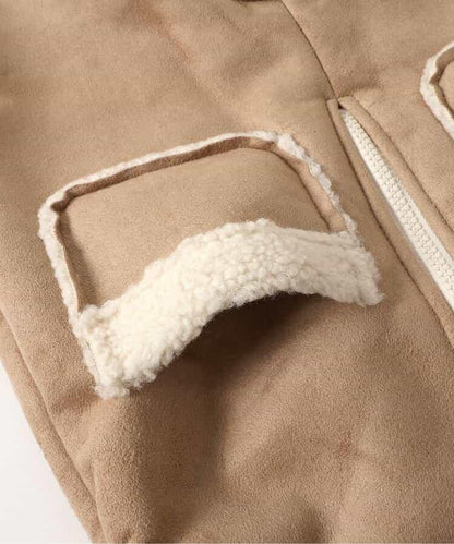 Bpop 羊羔絨連體衣