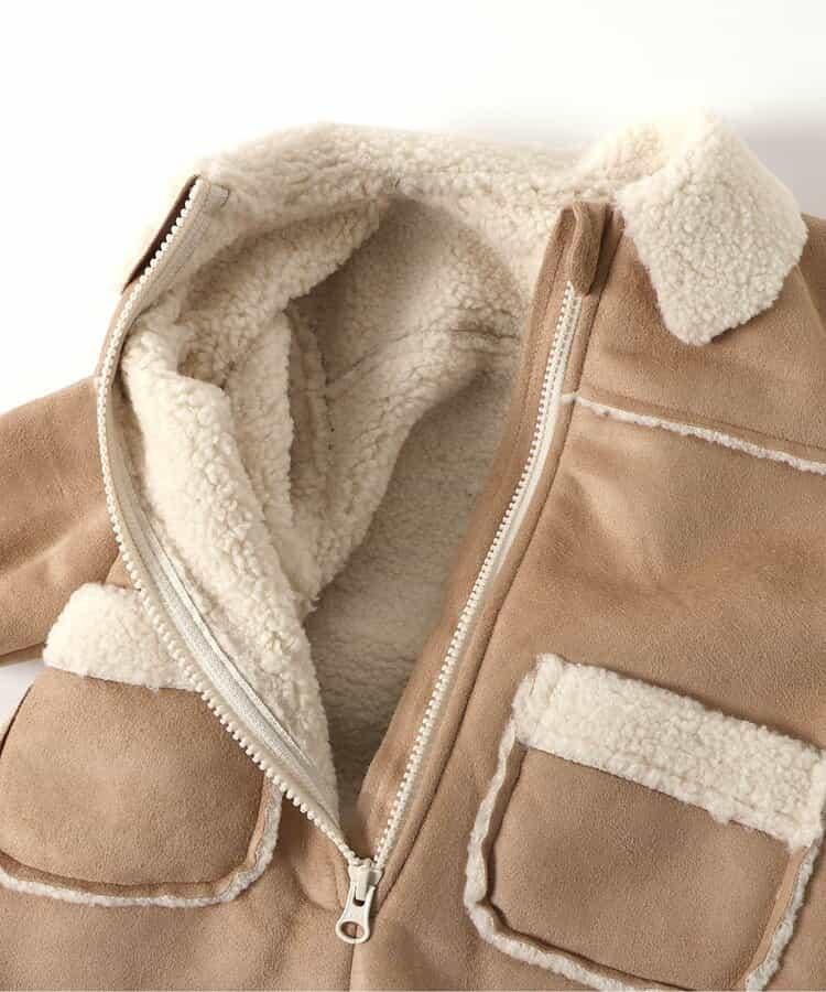 Bpop 羊羔絨連體衣