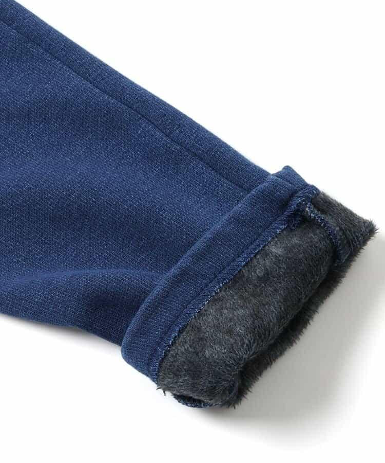 內襯搖粒絨/7天穿搭風格長褲 10分長度