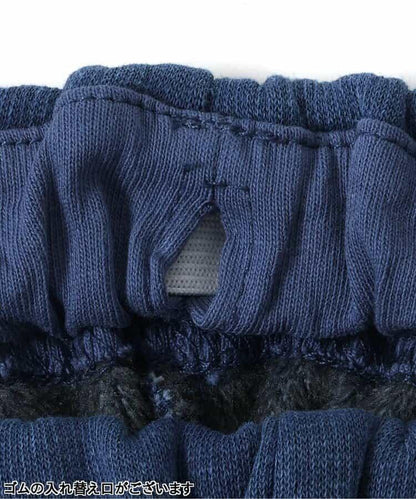 內襯搖粒絨/7天穿搭風格長褲 10分長度