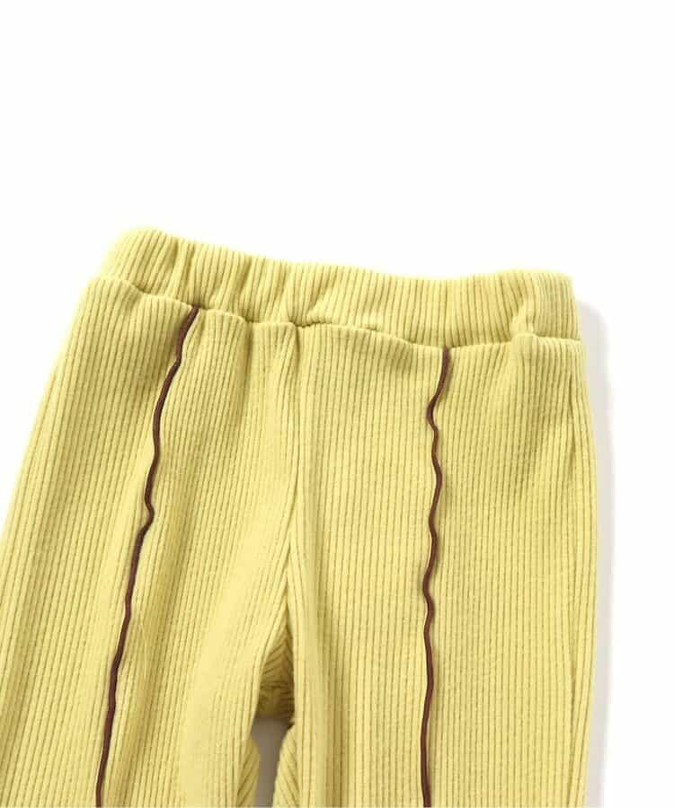 保暖荷葉邊喇叭打底褲 10分長度