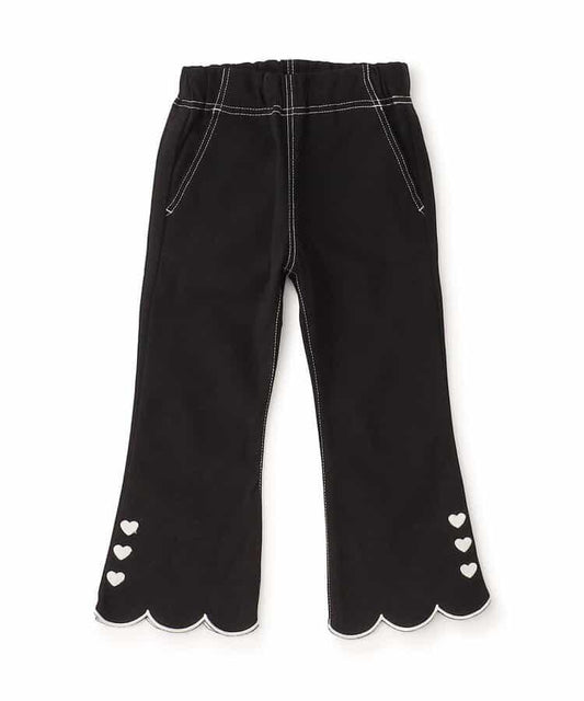 荷葉邊喇叭長褲 10分長度