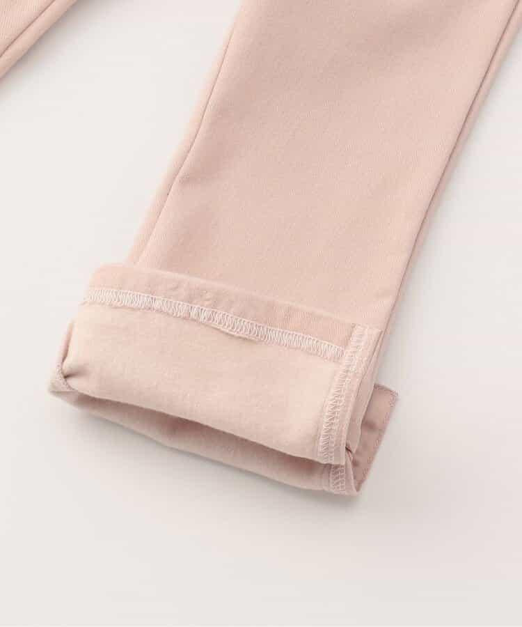 側邊蝴蝶結加絨喇叭褲 九分褲