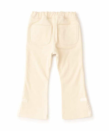 側邊蝴蝶結加絨喇叭褲 九分褲