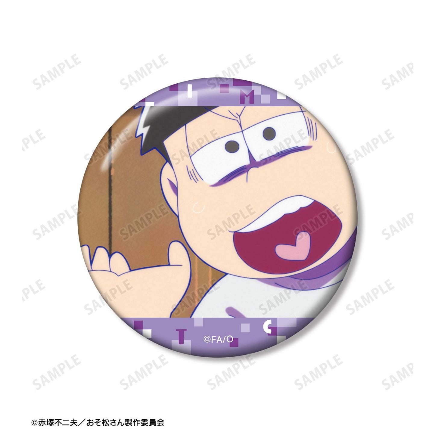 《阿松》一鬆 場景繪製徽章3個套裝