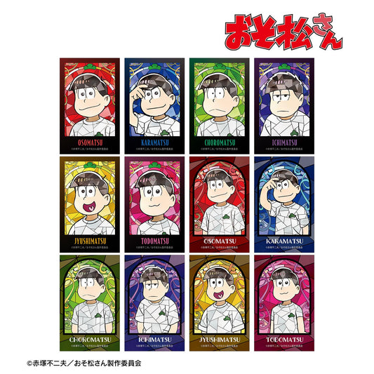 《阿松》 隨機Aure玻璃插畫卡（單品/全套BOX）【BOX/12個裝】