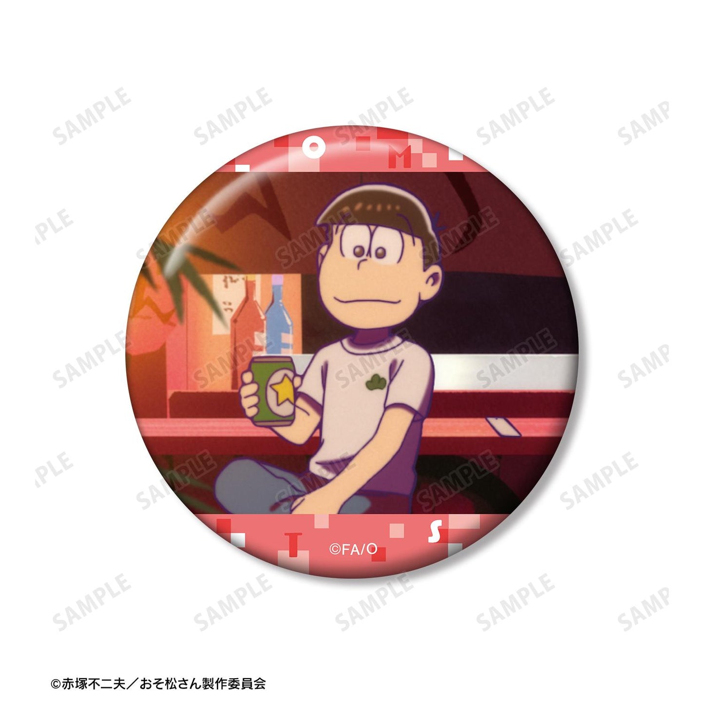 《阿松》おそ松 場景寫實徽章胸針3個套裝