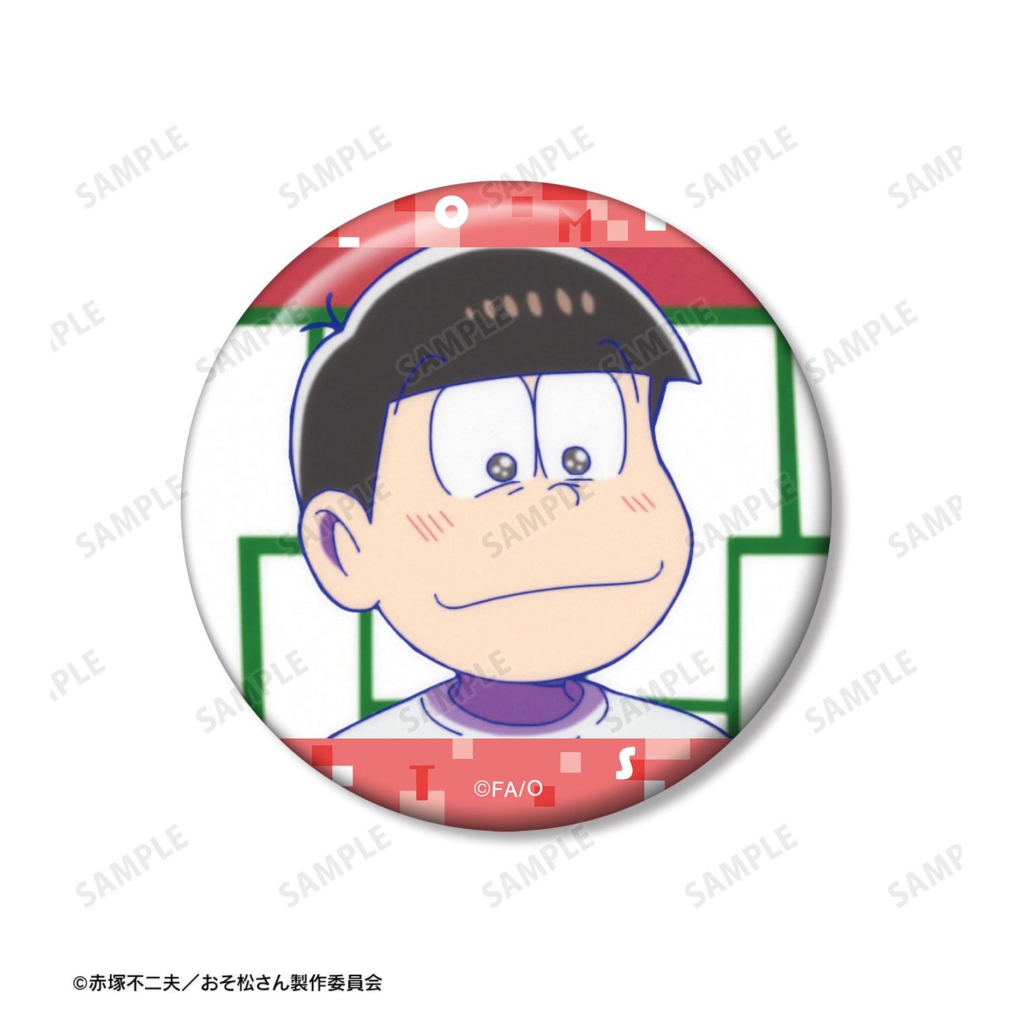 《阿松》おそ松 場景寫實徽章胸針3個套裝