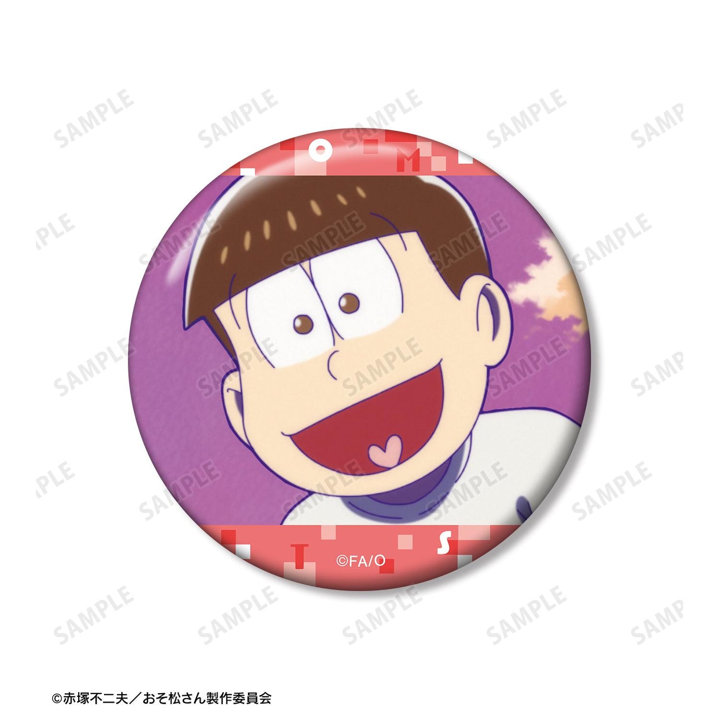 《阿松》おそ松 場景寫實徽章胸針3個套裝