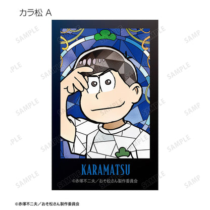 《阿松》 隨機Aure玻璃插畫卡（單品/全套BOX）【BOX/12個裝】