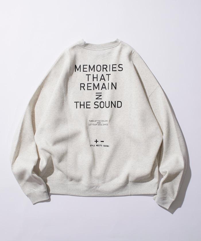 寬鬆版型 單點刺繡 後背印花 下襬抽繩 圓領衛衣