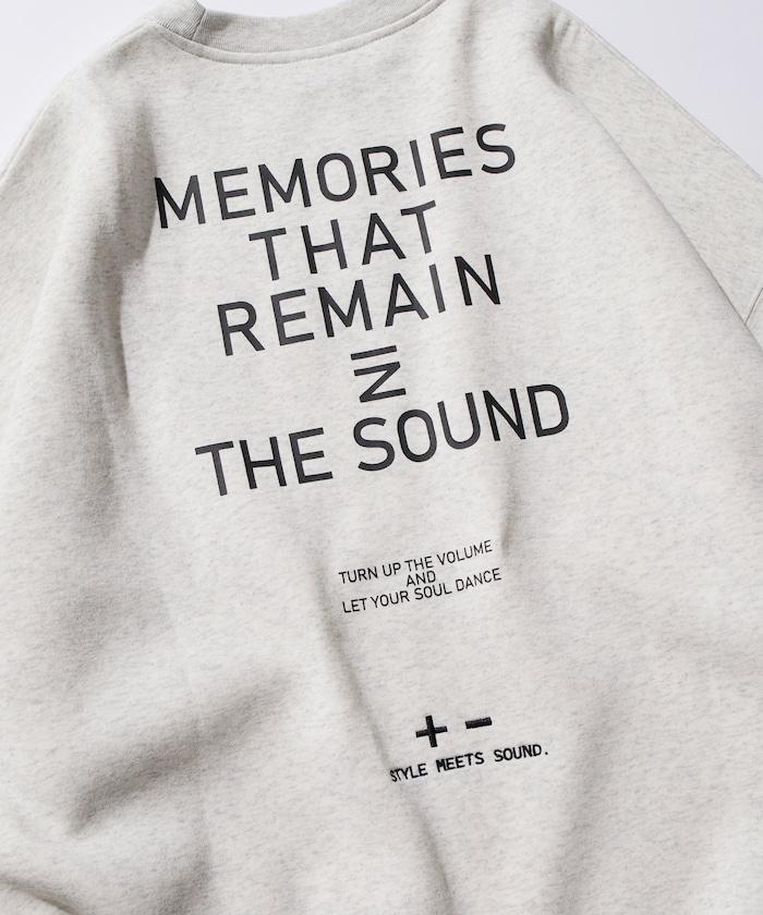 寬鬆版型 單點刺繡 後背印花 下襬抽繩 圓領衛衣