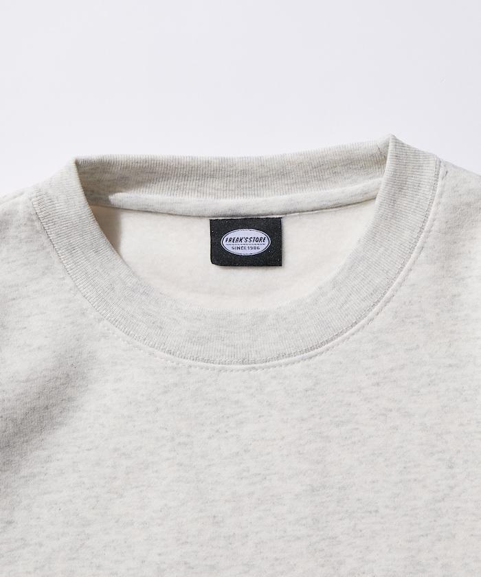 寬鬆版型 單點刺繡 後背印花 下襬抽繩 圓領衛衣